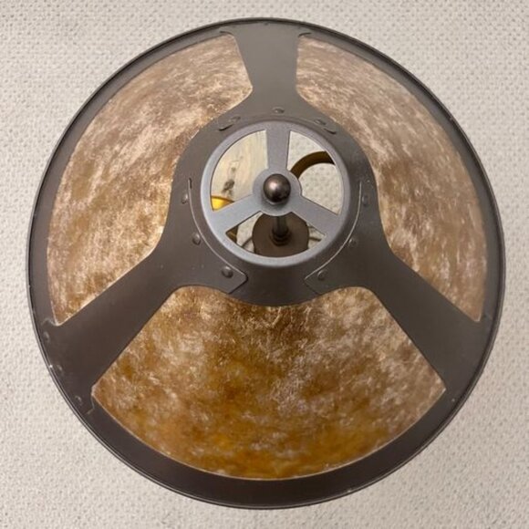 Empire Mica Lamp- Warm Amber Glow - Picture 6 of 6